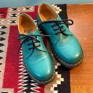 Teal Dr Martens 1461 Oxford Shoes size 6
